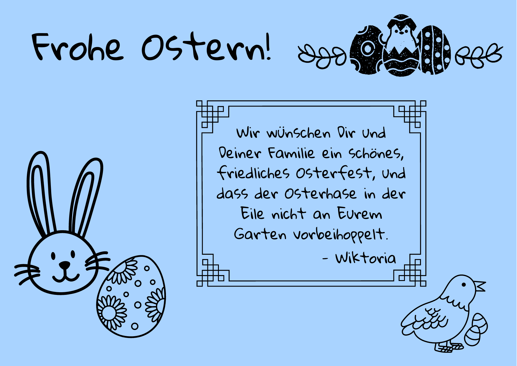 Frohe Ostern